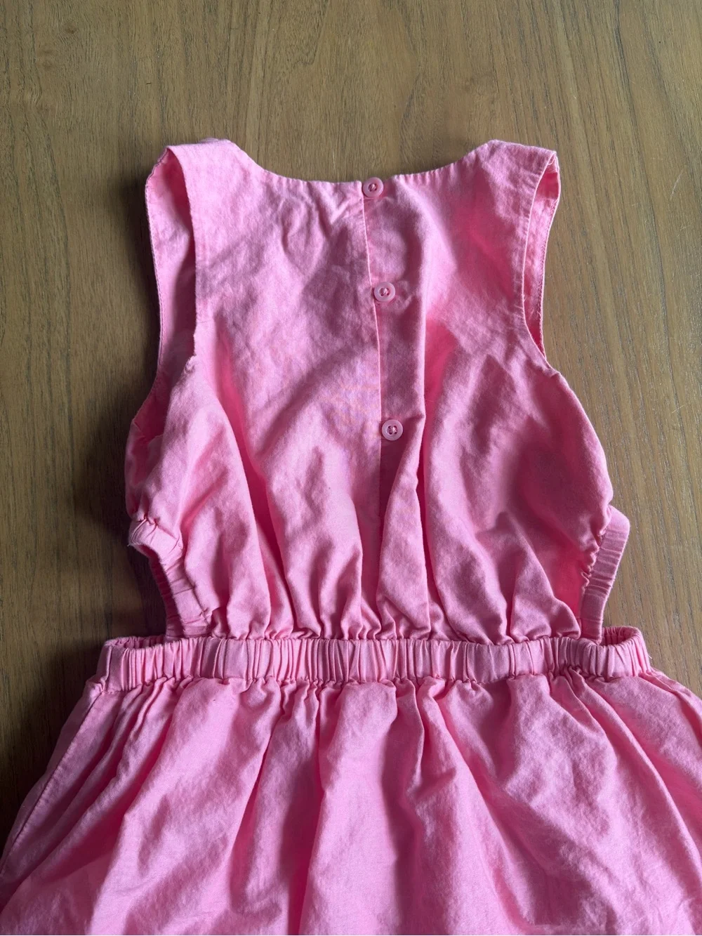 GAP Girl’s Pink Eyelet Cutout Sleeveless Dress